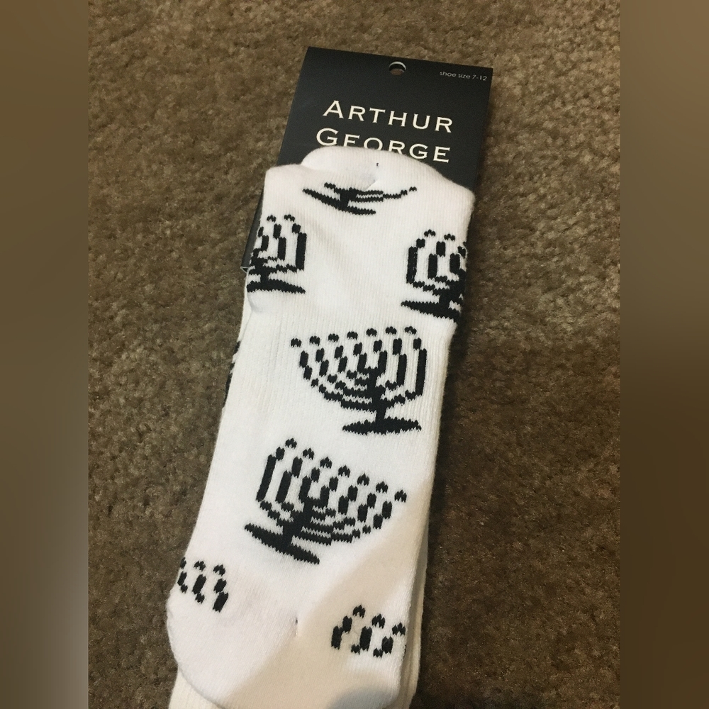 NWT Arthur George Hanukkah socks - Picture 2 of 2